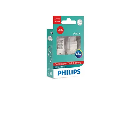  Lamp W21/5 W 12V-LED (W3x16q) 2.7W RED-tremeUltinon LED (PKG. 2 pcs) PHILIPS 11066ULRX2 - 10000008058473