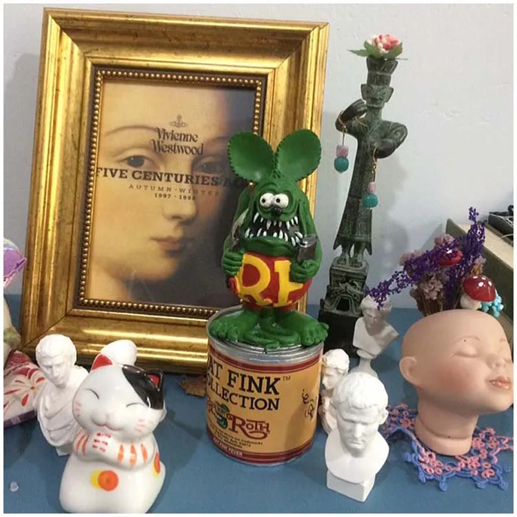 1 шт. Крыса Fink на заказ can ratfink mouse Vogue America классический мультфильм изображения