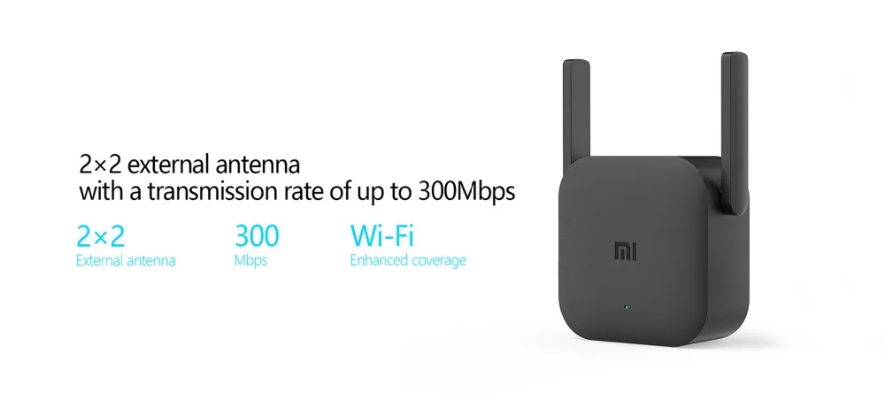 wifi range extender Phiên Bản Toàn Cầu Xiaomi Router WiFi Khuếch Đại Pro 300M Giãn Nở Lại Tín Hiệu Lặp Phủ Phạm Vi Không Dây 2 Ăng Ten Gắn Ngoài wifi network amplifier