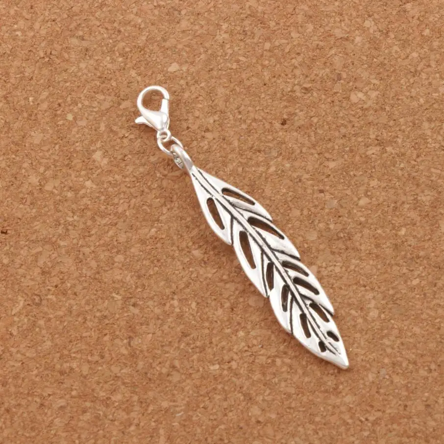 

50 шт., бусины из цинкового сплава, 67,7x10,5 мм