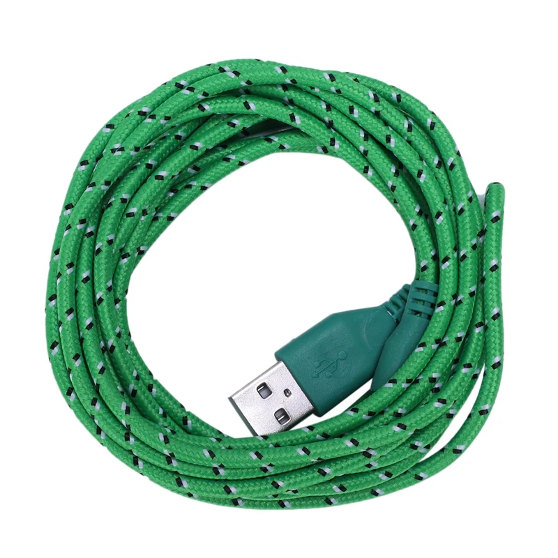 Универсальный 3M/10FT мини USB нейлоновый сетчатый кабель для передачи данных для samsung Galaxy S6
