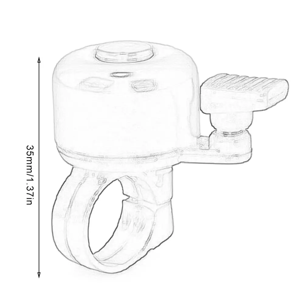 Велосипедный звонок, детский скутер, мини-звонок, мини-велосипед, скейтборд, металлический маленький звонок, подходит для горного велосипеда