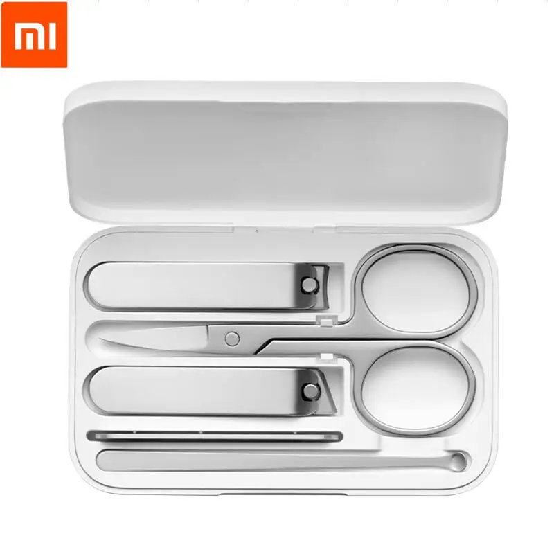 Xiaomi Mijia-cortauñas de acero inoxidable, cortauñas profesional para el cuidado y pedicura