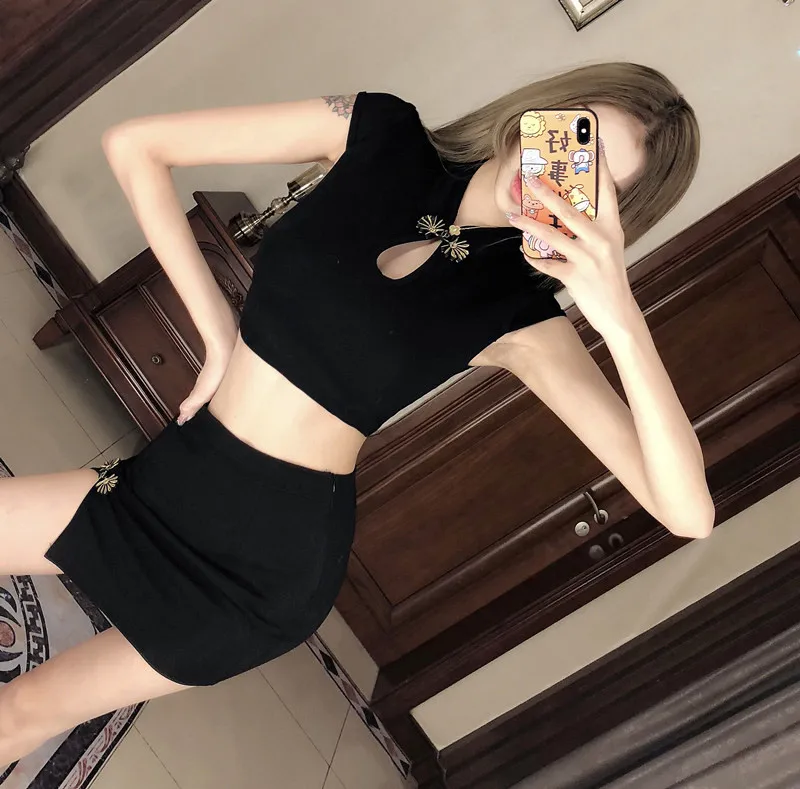 Китайское платье cheongsam современный сексуальный набор Ципао восточное платье vestido chino Холтер открытая спина qi pao наклонная вилка
