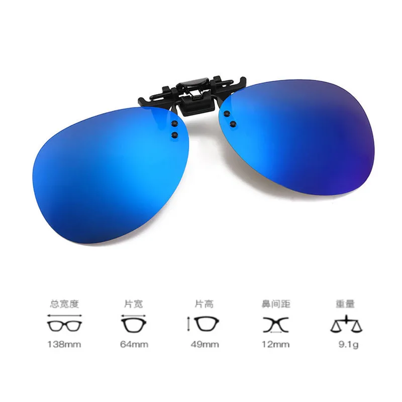 

2019 Mens Womens Polarized Clip On Sunglasses Driving Night Vision Anti UVA Anti Sunglasses Clips Riding