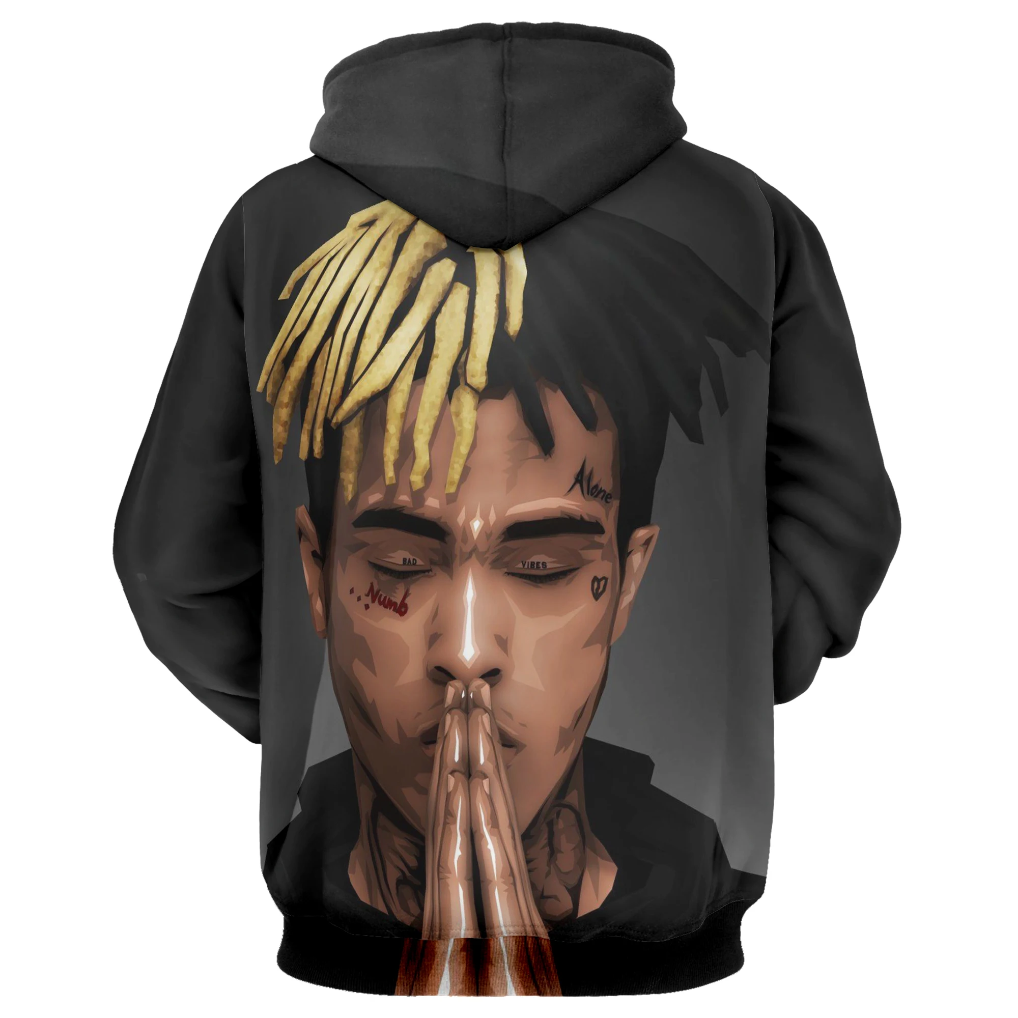 3D Xxxtentacion толстовки кофты для мужчин/женщин толстовки рэпер певец мальчик/девочка пуловер Xxxtentacion осень