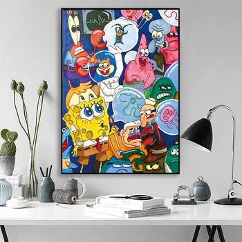 Analyste de point de croix College d'animaux de dessin animé bricolage, broderie, ensemble de lework grossier, fil de coton DMC, décoration de chambre d'enfant, 11CT 1