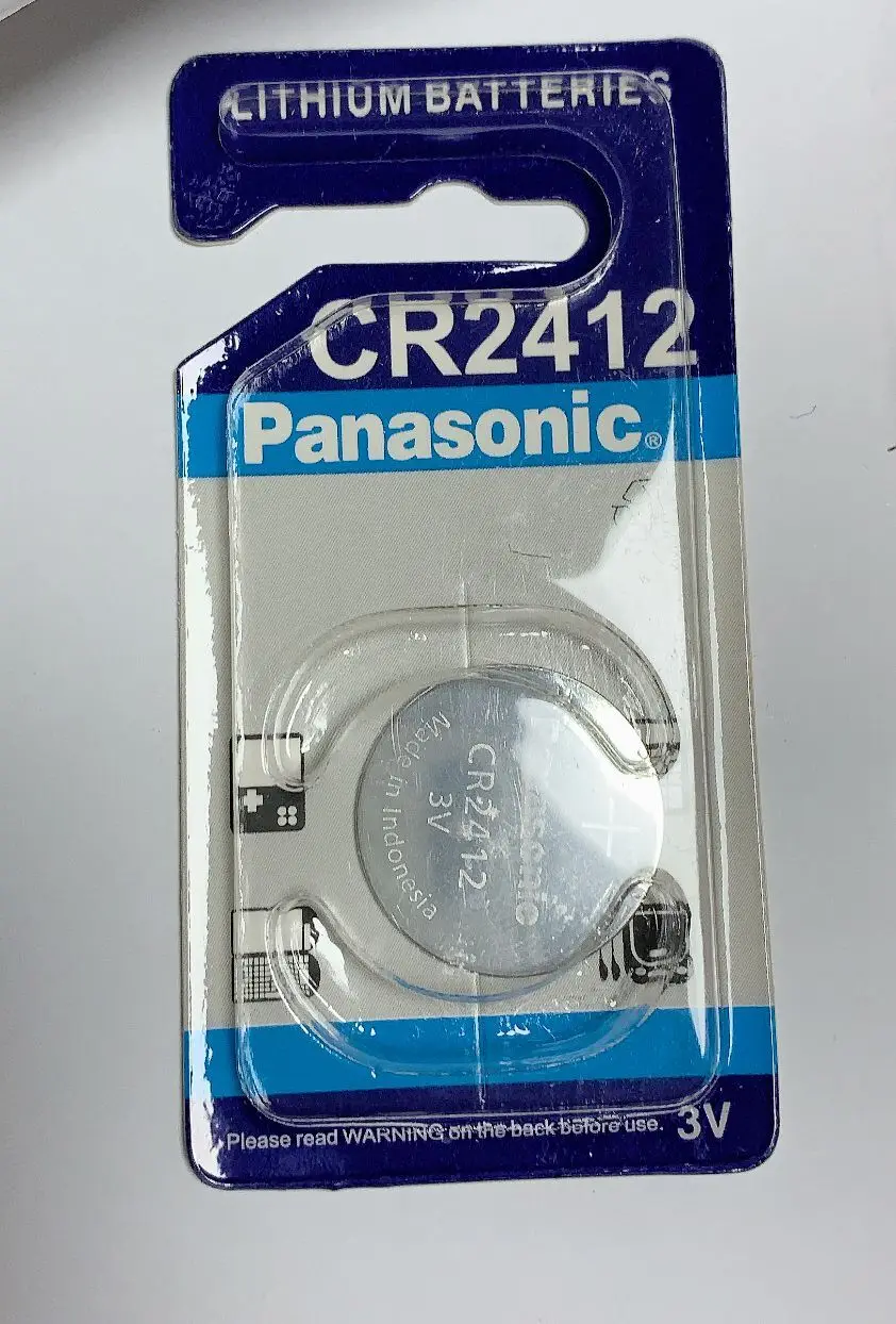 

Original new for CR2412 3V lithium battery watch key chains battery for swatch watch for LEXUS car controller CR 2412