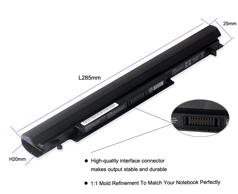 Kingsener 15v 3400mah A41-k56 Bateria do Portátil para Asus K46 K46c K46ca K46cm K56 K56ca K56cm S46c S56c R505ca A32-k56 A42-k56 - Imagem 5