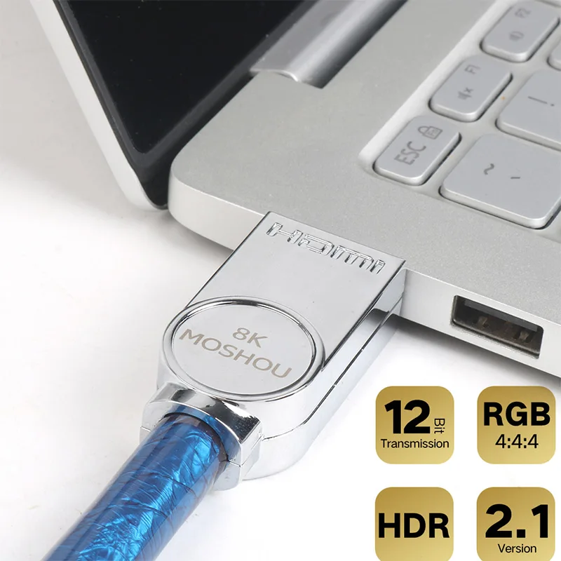 MOSHOU 8K HDMI-compatible 2.1 Cables 48Gbps ARC HDR Video Cord High Definition Multimedia Interface for ROKU LG TV Sony | Электроника