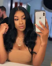 Extensiones de cabello humano con ondas corporales, cierre de encaje, cabello brasileño Remy, ondulado, 3/4 mechones con cierre, extensión de 30 pulgadas