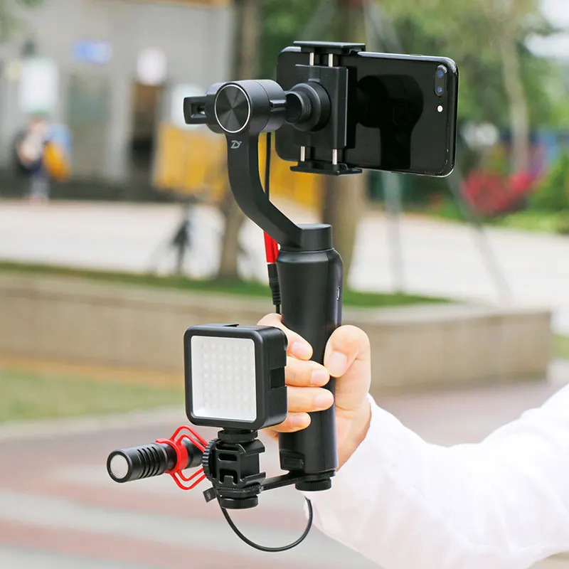 Аксессуары для DJI Osmo Mobile 3 2 тройное крепление горячий башмак эргономичный