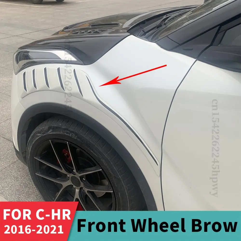 Facelift Body Kit Accessories Front Wheel Brow New Style Car Styling Tuning For Toyota CHR C-HR 2016 2017 2018 2019 2020 2021
