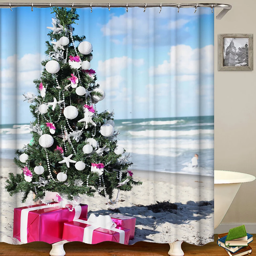 decoração do banheiro cortinas de banho tecido