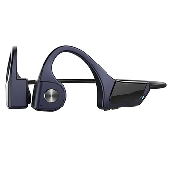 

F806 Bluetooth Headsets Bone Conduction Neckband Sport Running Wireless Headphone Waterproof Stereo Headsets(Blue)