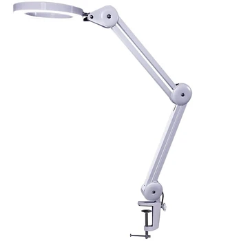

LED Desk Lamp, Eye-Caring Table Lamps, Swing Arm Lamp with Clamp, Dimmable Architectural Light with 3 Color Modes