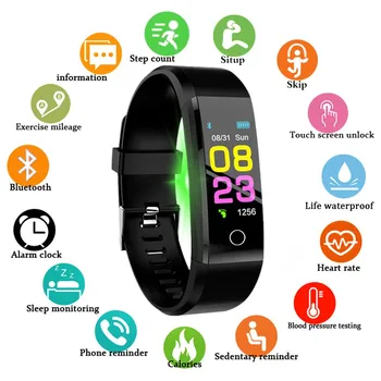 

New Smart Watch Men Women Heart Rate Monitor Blood Pressure Fitness Tracker Smartwatch Sport Watch for +BOX