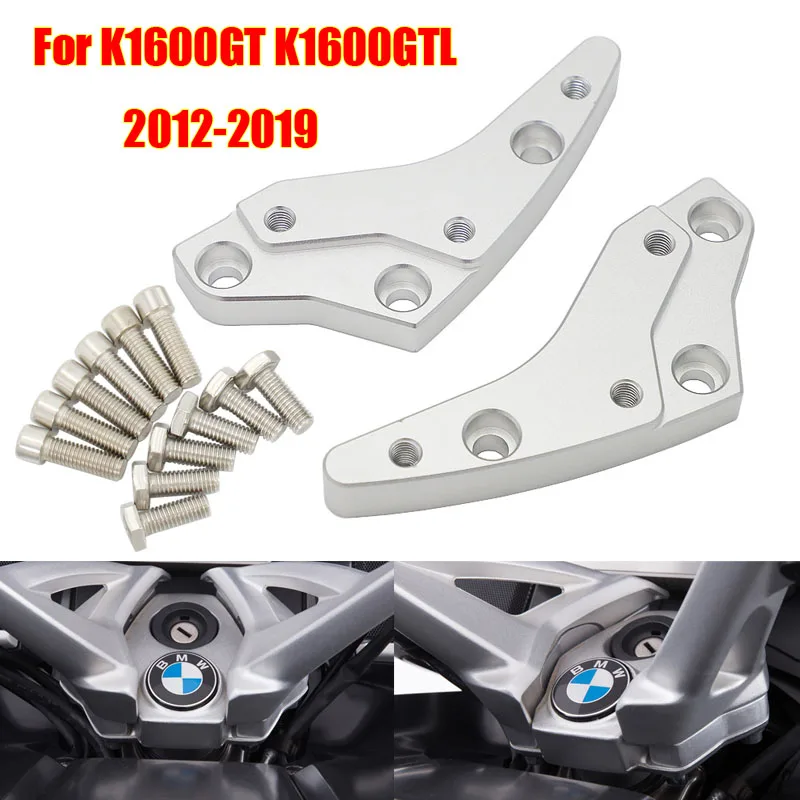 

Motorcycle CNC Handlebar Risers 18mm for BMW K1600GT K1600GTL 2012-2019 Handle Bar Riser Mount Clamp 2013 2014 2015 2016 2017 18