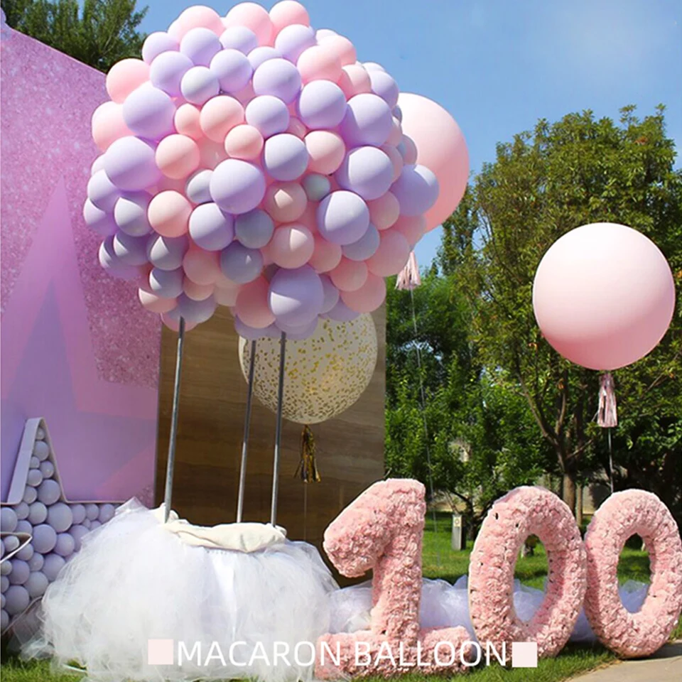 Palloncini Rosa Polveroso 30,5 Cm - 35 Pezzi In Lattice Pastello Per Baby Shower, Rivelazione Genere, Matrimonio, Compleanno - 2