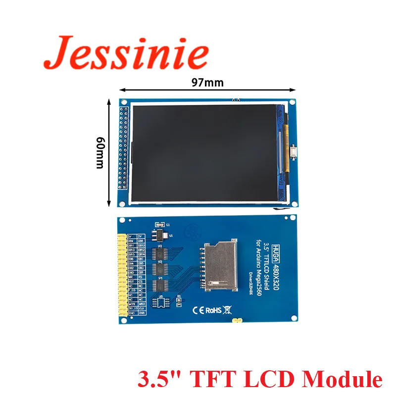 Mit Berührung 3,5 Zoll TFT LCD Bildschirm Modul 480x320 Auflösung HD Unterstützung für Arduino UNO MEGA 2560 Board DIY Touch/Not Touch Panel 