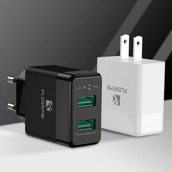 

New travel Charger for Universal Mobile Phone Accessories Eu US mobile Phone Quick Charge Electric Universal Travel Charge