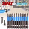 10/5/2Pcs Screwdriver Bits Set 50mm PH2 Anti-slip with Magnetic 1/4