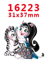 16223 30 шт мультфильм персонаж плоское украшение из смолы PR 15716 - Цвет: 16223