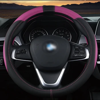 

Leather Car steering wheel cover For Volvo All Models s60 s80 c30 s40 v40 v60 XC-Classi v90 xc70 xc60 xc90 s90 car styling 5.0