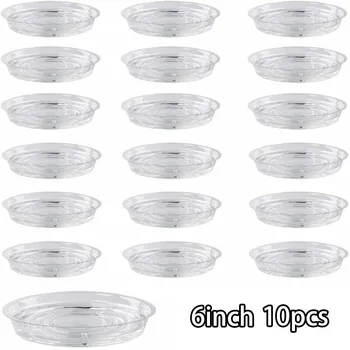 

10pcs Flower pot mat Garden Plant Round Pot Base Clear Snack High quality