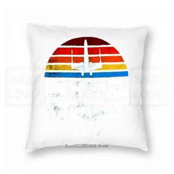 

Star 1977 Vintage Charcoal TPillow case Cotton Full Size Women Men