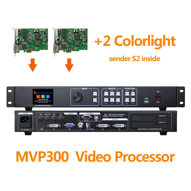 video processor led amoonsky mvp300 support 2pcs