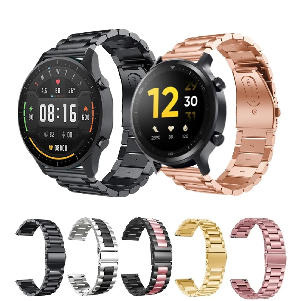 Ремешок из нержавеющей стали для Realme Watch S Pro сменный металлический браслет