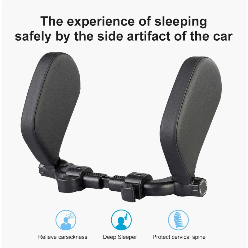 Car Seat Headrest Pillow Travel Rest Neck Pillow Support Solution