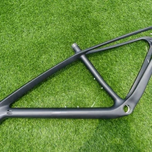 "высокомодульный углерод фирмы Toray Full Carbon 29ER горный велосипед BSA рама для горного велосипеда QR135* 9 мм рама велосипеда 15,5", 17,", 19"