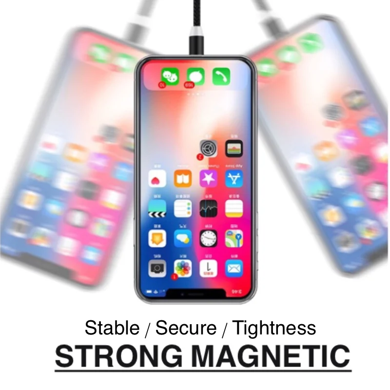 Магнитный кабель USB для быстрой зарядки типа C, магнитный кабель Micro USB для зарядки и передачи данных для iPhone, huawei, Xiaomi, samsung, кабель