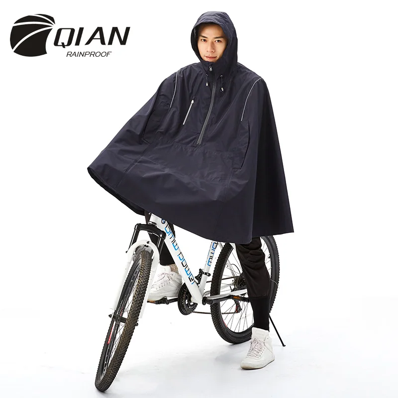 QIAN непромокаемый дождевик для женщин/мужчин, велосипедное дождевик, мульти дождевик, светоотражающий дизайн, Велоспорт, альпинизм, туризм, тур, дождевик