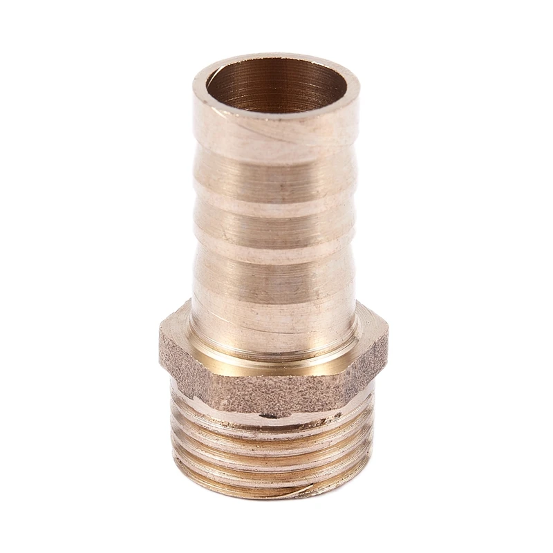 Golden Brass 1/2 inch Pipe Coupling 16mm Bolt Thread Water Hose End | Дом и сад