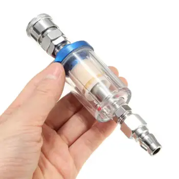 

Valve Oil Water Separator Device Regulator In Line Clear Compressor Spraygun