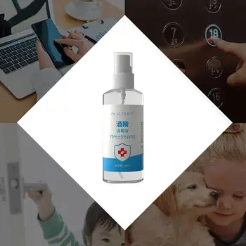 

Disposable 75 Degree Alcohol Sterilization Spray Ethanol disinfectant Alcohol spray Household portable spray