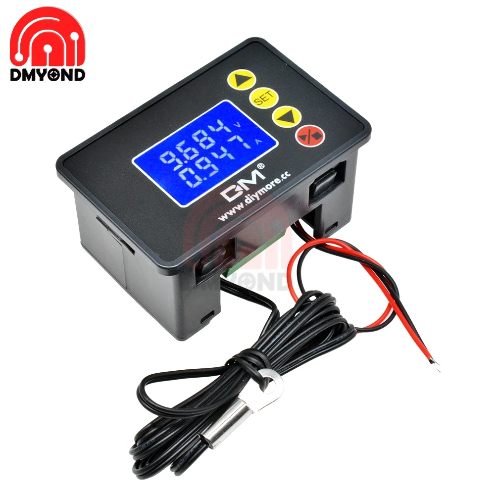 DC 0V 100V 12V 24V 10A 1 37 &quotЖК цифровой вольтметр Амперметр Wattmeter измеритель напряжения