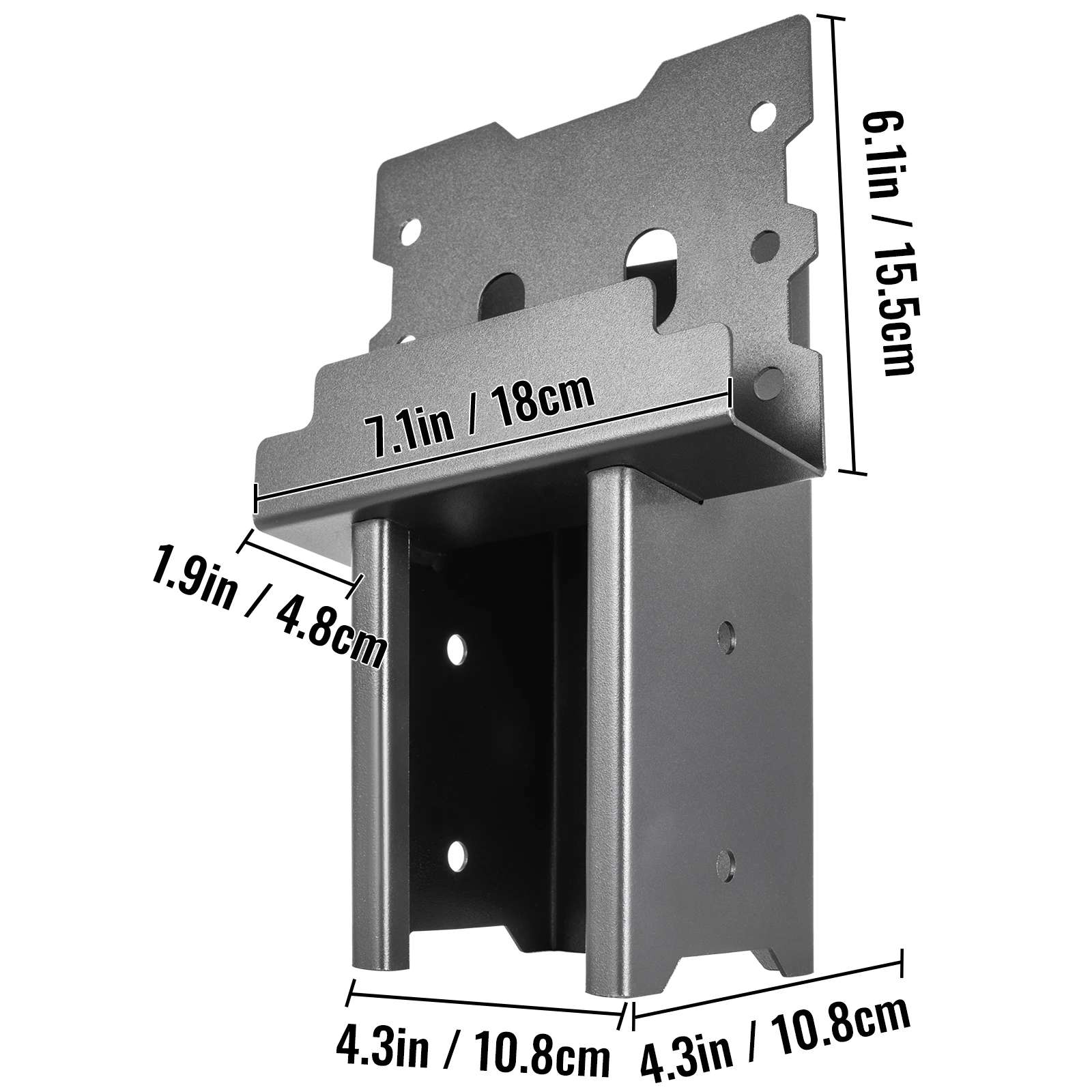 thumbnail image 2 of Platform Brackets Multi-Use 4x4 Compound Angle Brackets For Deer Stand Hunting Blinds Tree House Observation 2 of 12