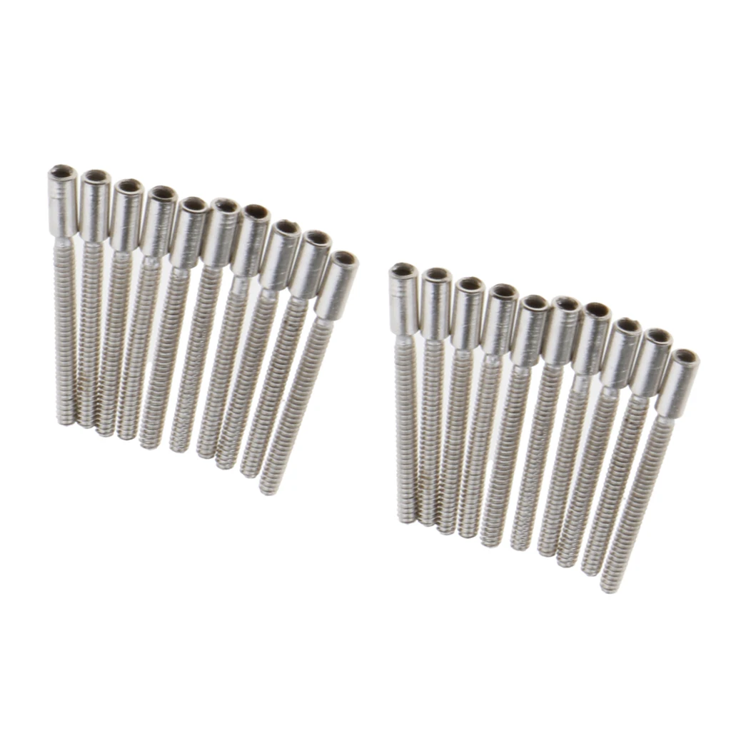 20 Pieces Stem Extensions Extenders Watch Repair For Stems 0.9mm Thread 20 Pieces Stem Extensions Extenders Watch Repair For Stems 0.9mm Thread