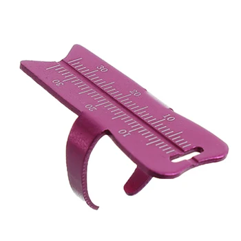 

1/5Pcs New Coloring Aluminum Alloy Dental Ruler Tooth Finger Hold Scale Measuring Tool Instruments Endodontic For Dentist