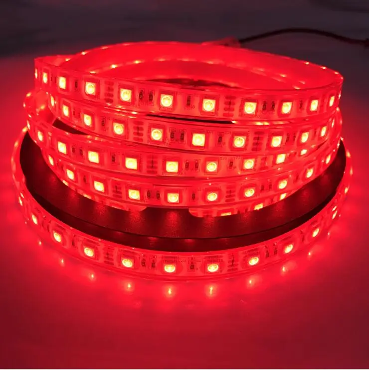 [Seven Neon] dc12в 14,4 Вт 6 мм FPBC плата 60led/M RGB светильник высокой яркости led SMD 5050 Гибкая светодиодная лента smd