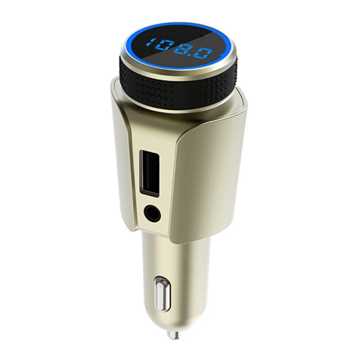 Дизайн автомобиля Bluetooth MP3 музыкальный плеер Зарядное устройство fm-передатчик Aux аудио выход приемник YE-Hot