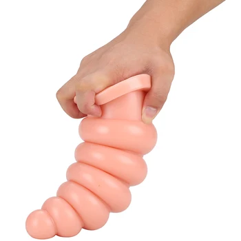 New Arrival Big Anal Plug Dildo Sex Toys For Women Men Fist Strap On Masturbators Prostate Massage Butt Plug Pull Bead Anal Toy 4