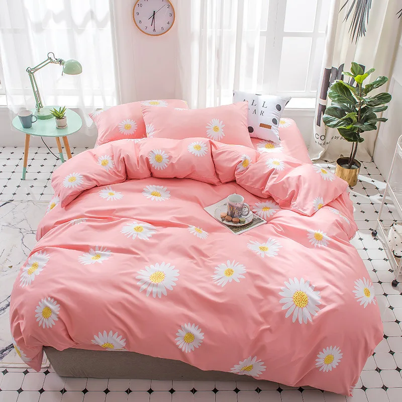 

Cartoon Pattern Comforter Bedding Sets King Queen Twin Sizes Bedding Sets Bed Sheet Duvet Cover Pillowcases 4pcs Bedding Sets