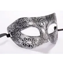 ANGRLY Ретро Римский гладиатор Хэллоуин вечерние маскарадные маски для лица венецианские костюмы Карнавальная маска для анонима Марди