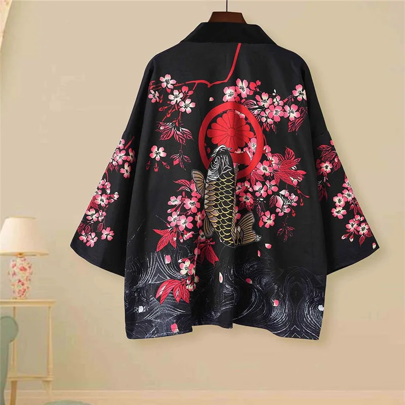 Yukata Haori японское кимоно с драконом кардиган мужской костюм самурая азиатская одежда Kimonos куртка Мужская s рубашка Yukata Haori - Цвет: style A