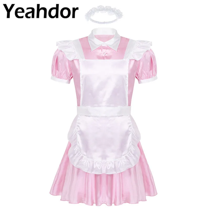 TV,SISSY LOLITA FRILLY COSPLAY ADULT BABY SATIN DELUX RUFFLE KNICKERS
